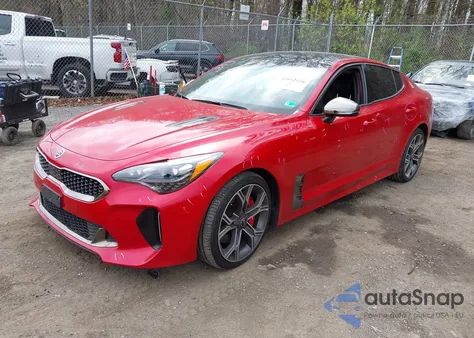2018 Kia Stinger Gt2 z USA, uszkodzony, nr VIN KNAE55LCXJ6012100